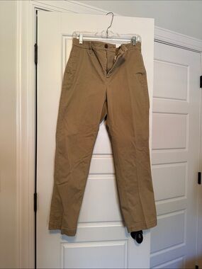 J. Crew Men's Straight Chinos in Khaki